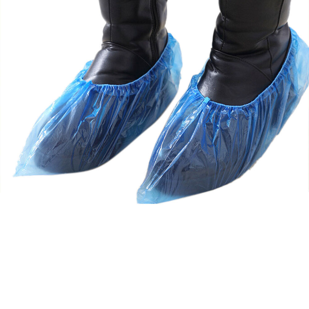 Clearance! JWDX Home Textile Storage, 100Pcs Outdoor Disposable Plastic Shoe Covers Carpet Cleaning Overshoes Blue